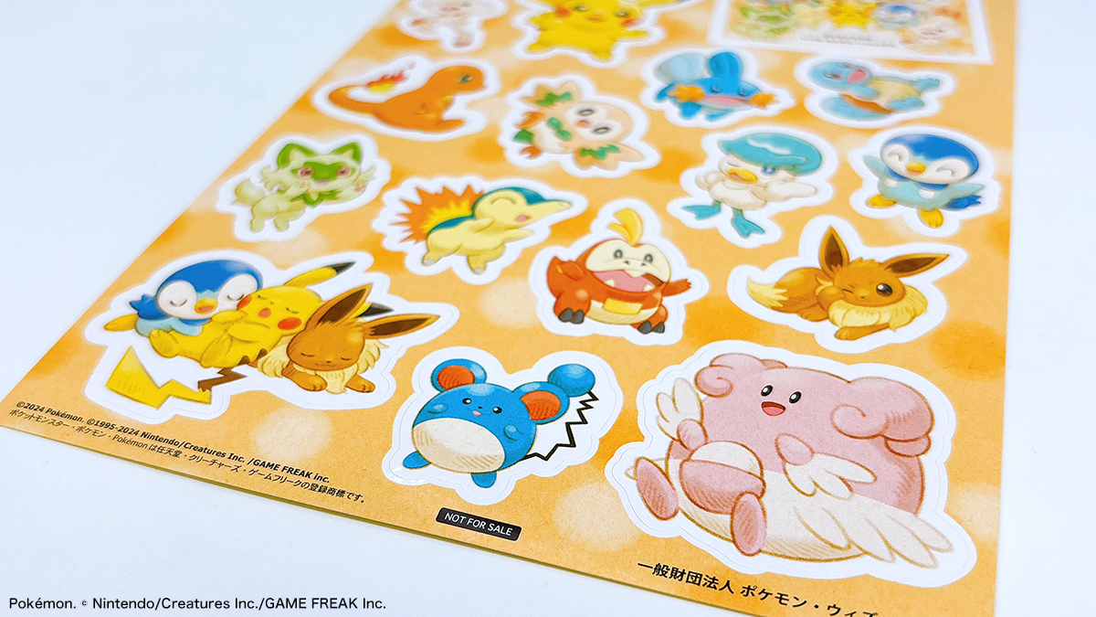ポケモン ステッカー・色紙｜制作事例｜田中昭文堂印刷｜石川県金沢市 